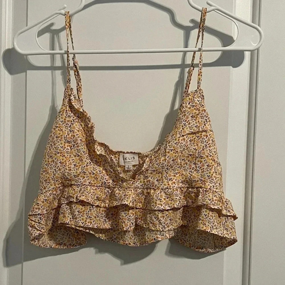 Giselle Floral Crop Top - Picture 2 of 4